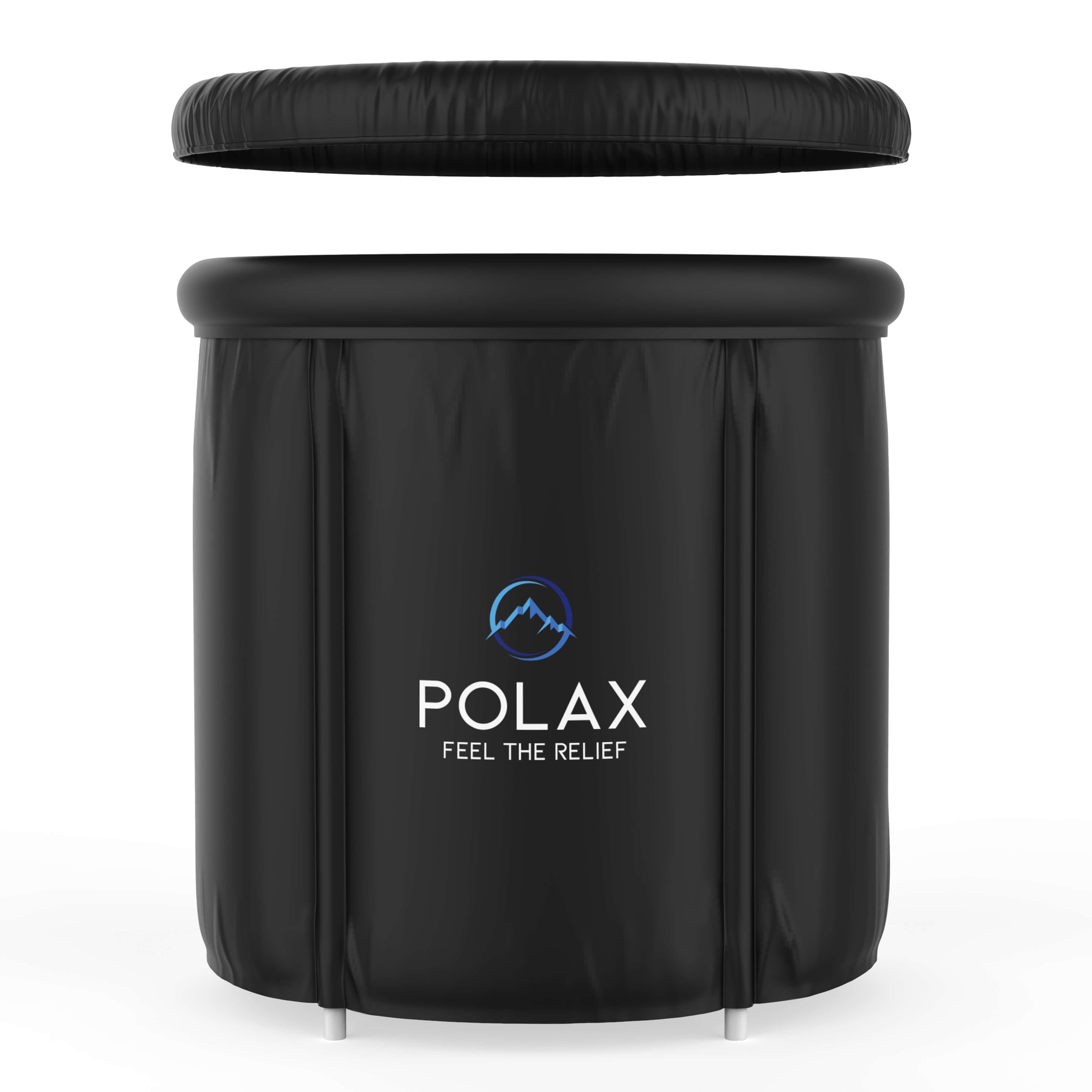 Polax Isbad Original med skyddsfodral, perfekt för att hålla vattnet rent och klart för kallvattenbehandling